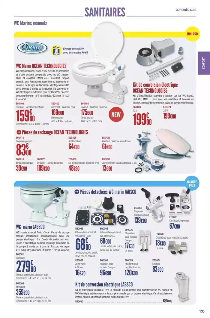 Catalogue Accastillage Diffusion 2025 du 1 janvier au 31 décembre 2025 - Catalogue page 137