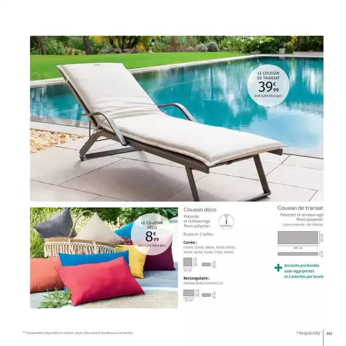 Catalogue Hespéride 2025 du 5 février au 31 décembre 2025 - Catalogue page 263