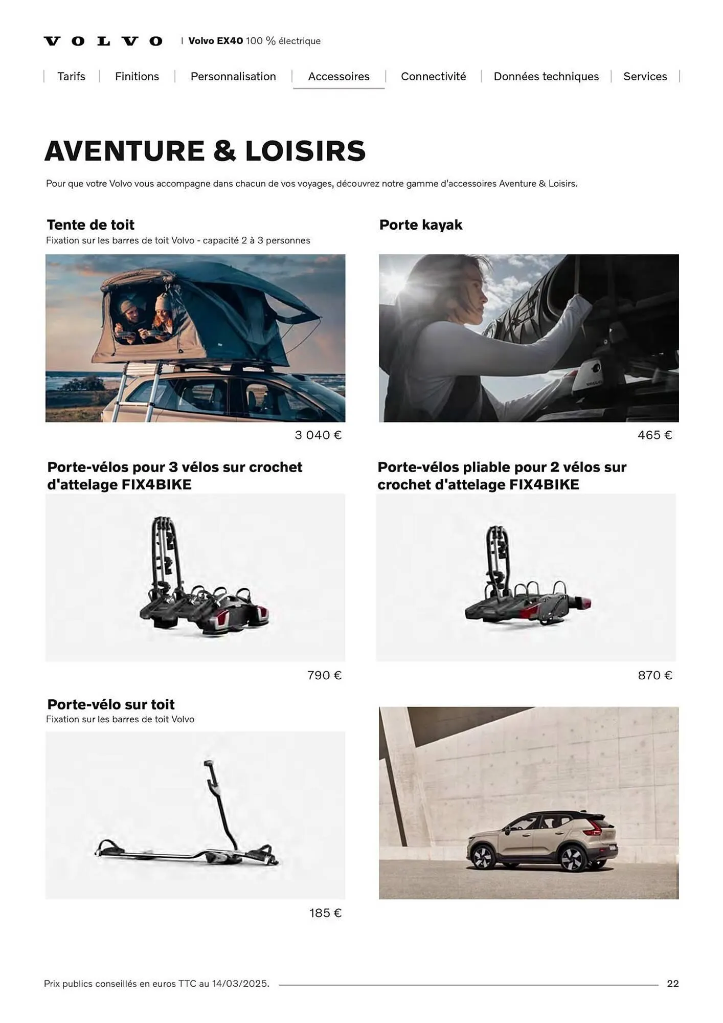 Catalogue VOLVO du 7 janvier au 31 janvier 2027 - Catalogue page 22