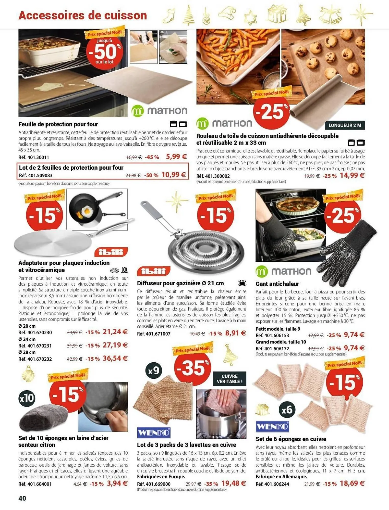 Catalogue Mathon du 28 octobre au 31 décembre 2025 - Catalogue page 40