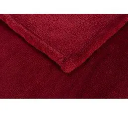 Plaid 220x240 cm TENDRESSE Rouge