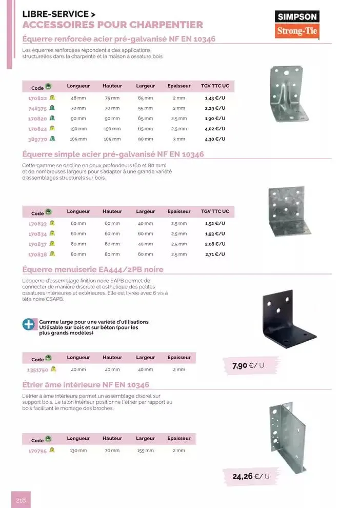 BOIS PANNEAUX 2025 2026 du 30 avril au 31 décembre 2026 - Catalogue page 218