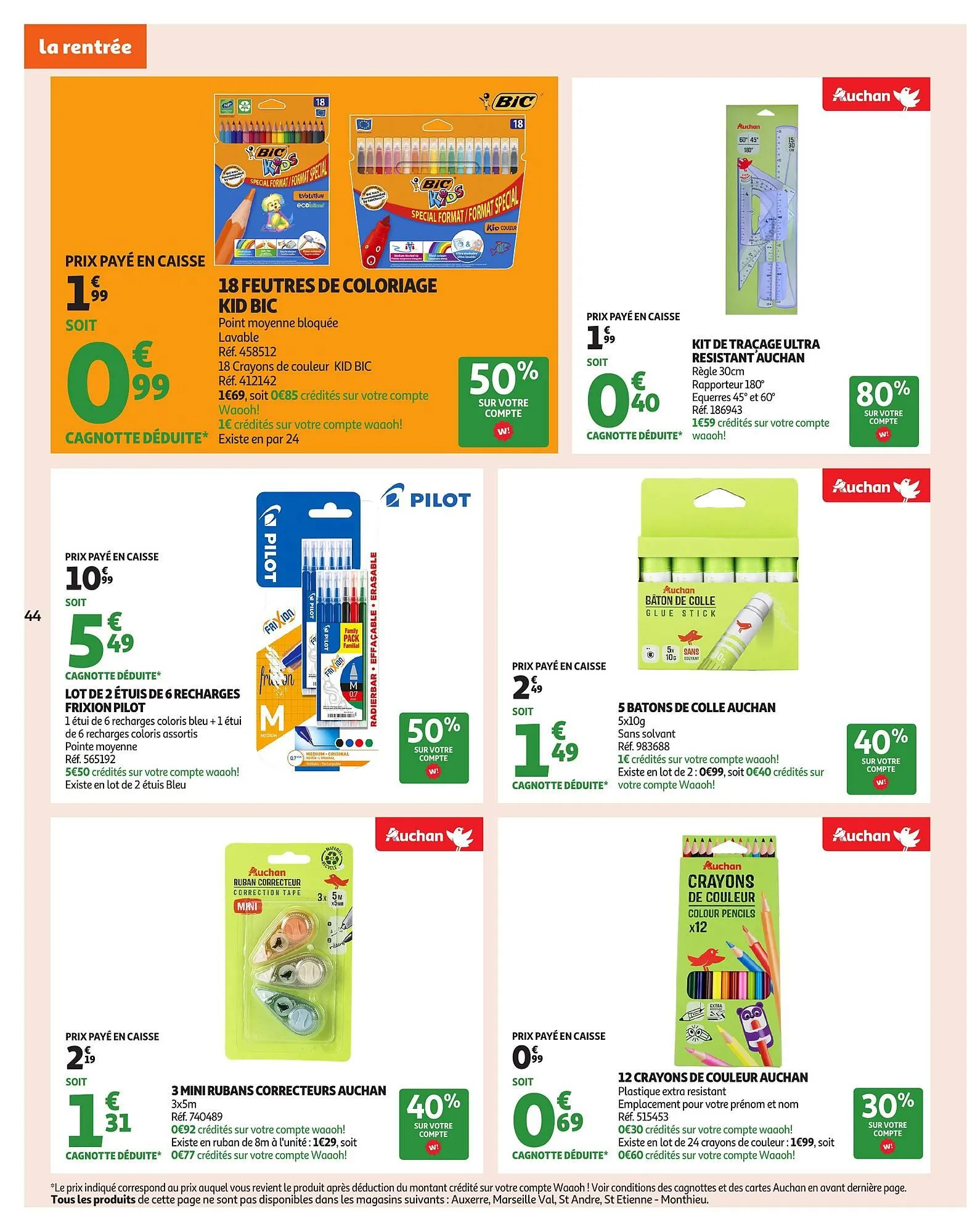 Catalogue Auchan du 8 juillet au 20 juillet 2025 - Catalogue page 44