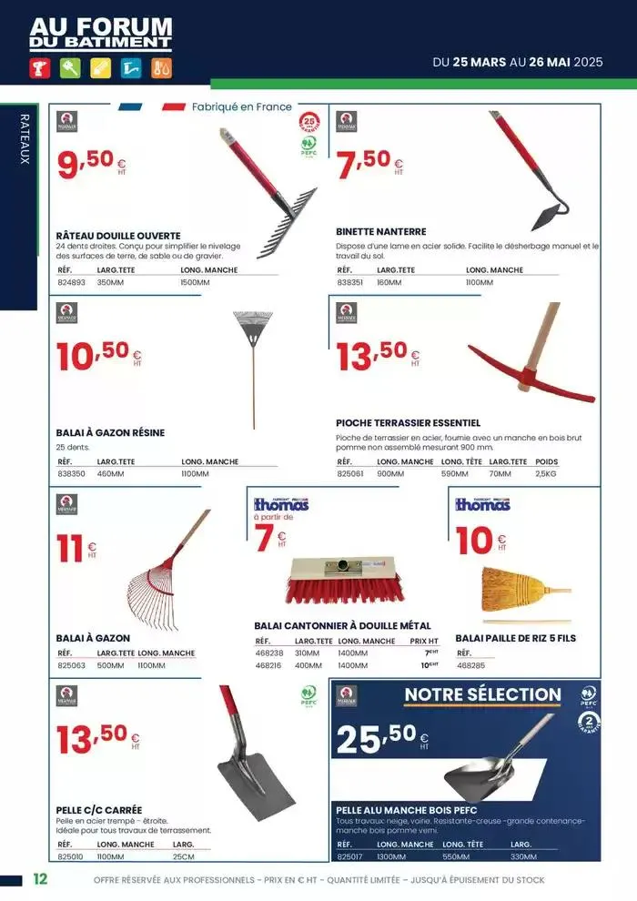 Sélection Jardin Printemps - Été du 28 mars au 26 mai 2025 - Catalogue page 12