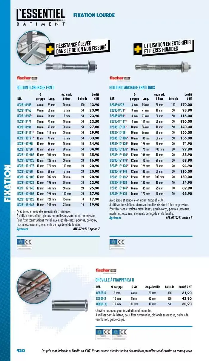 Essentiel Batiment 2025 du 3 janvier au 31 décembre 2025 - Catalogue page 422