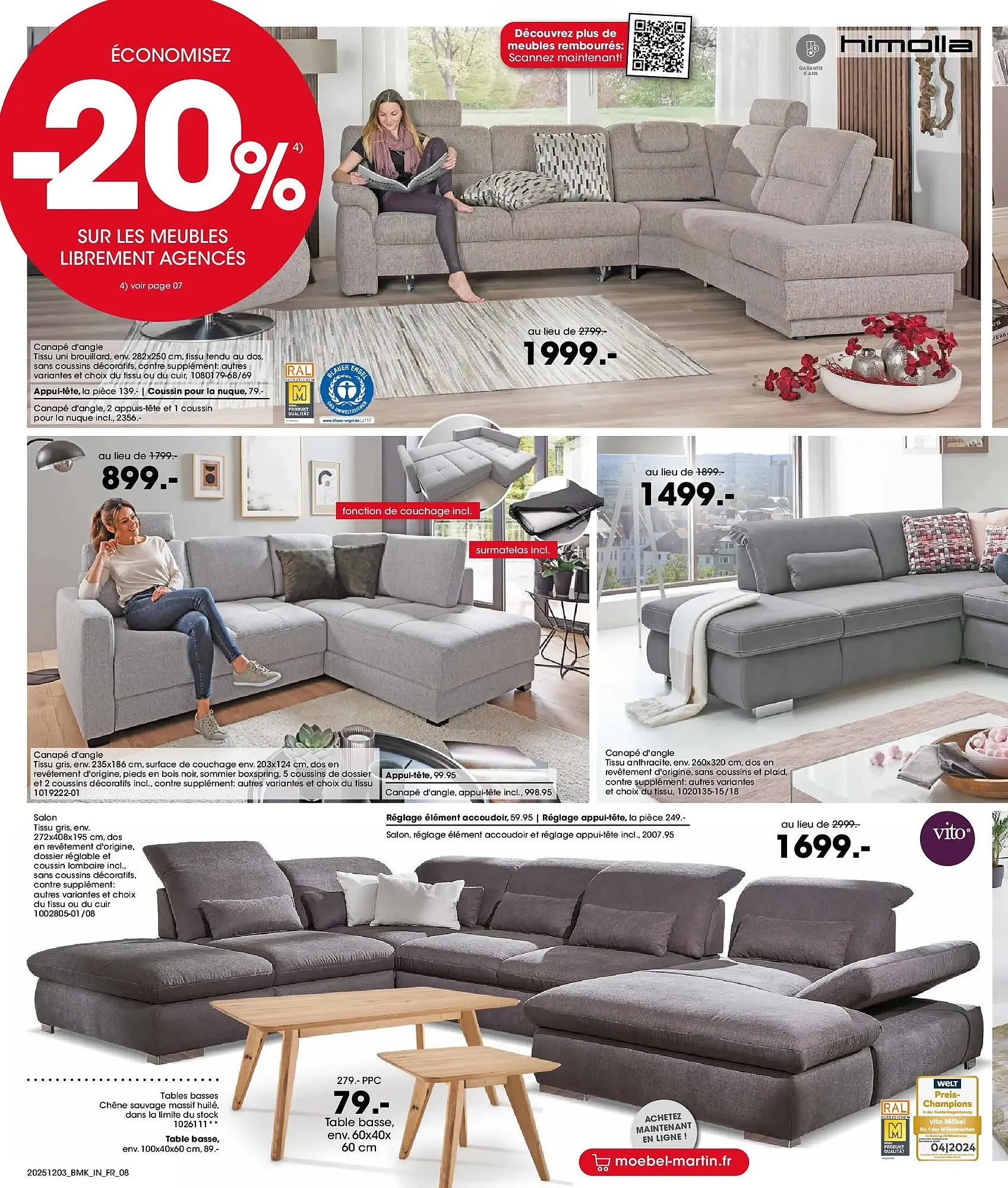 Catalogue Möbel Martin du 2 décembre au 23 décembre 2025 - Catalogue page 8