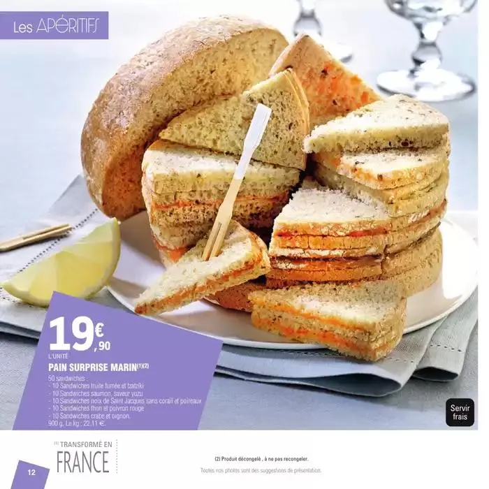 CARTE TRAITEUR PERMANENTE - MIXTE du 27 mars au 24 novembre 2025 - Catalogue page 12