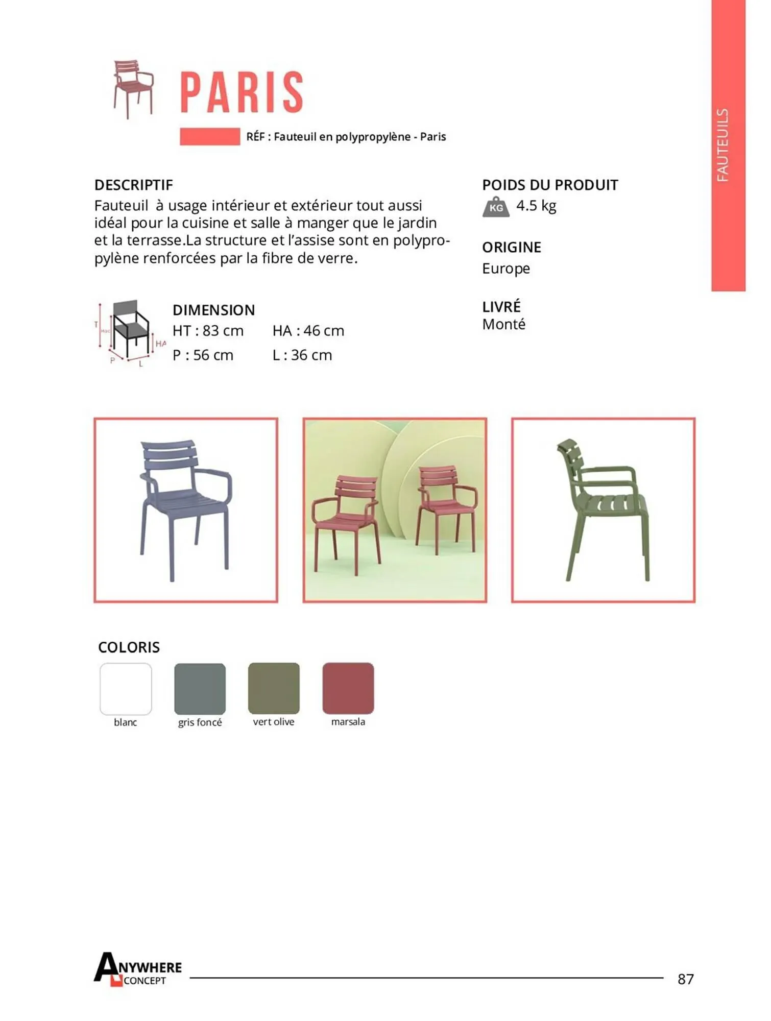 Catalogue 4 Pieds du 26 avril au 31 décembre 2023 - Catalogue page 87