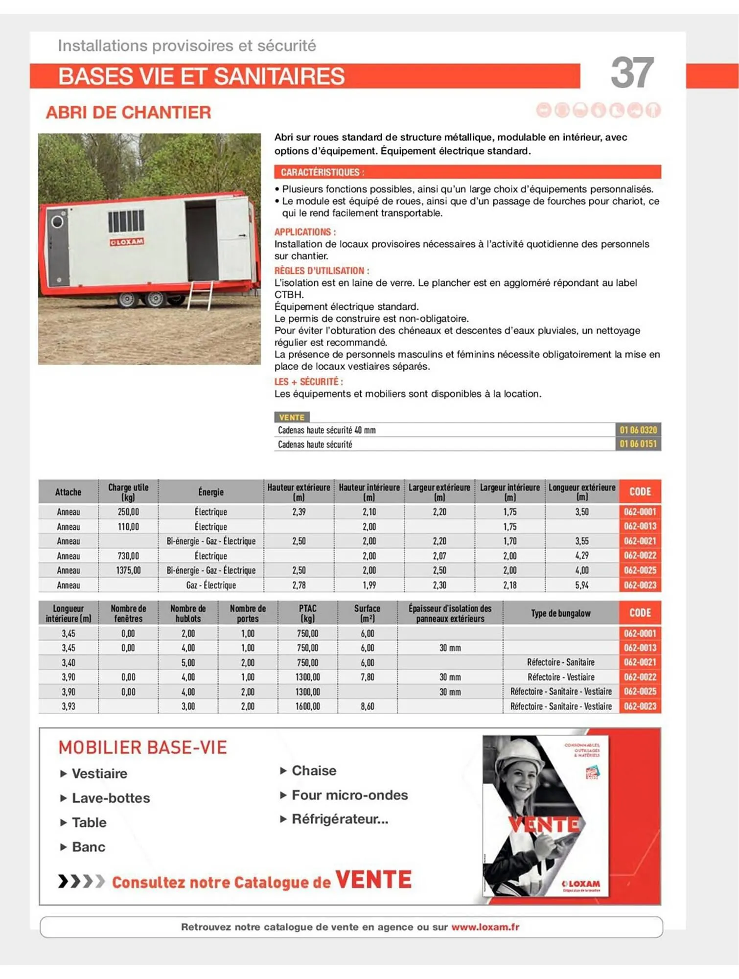 Catalogue Loxam du 19 avril au 31 décembre 2023 - Catalogue page 39