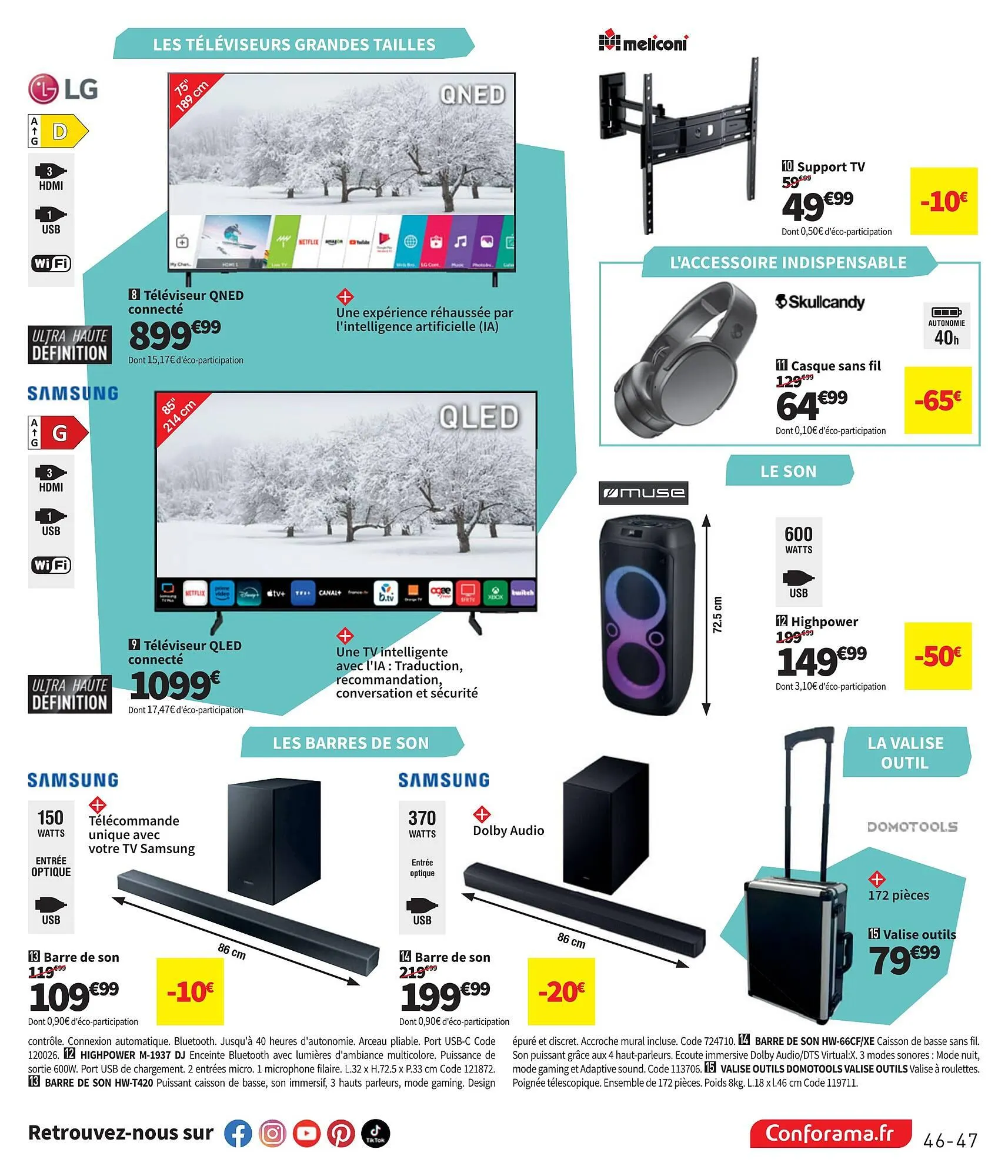 Catalogue Conforama du 24 février au 30 mars 2026 - Catalogue page 47