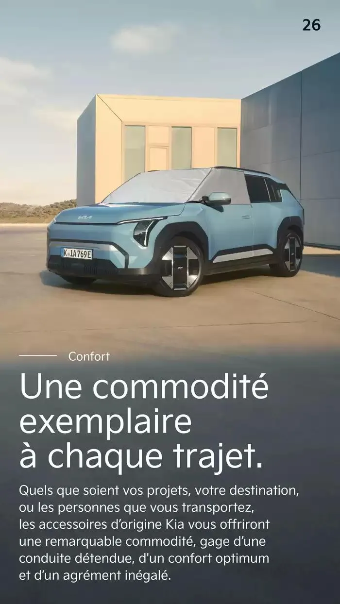KIA Nouveau EV3 100% électrique - Accessoires du 15 mai au 6 mai 2026 - Catalogue page 16
