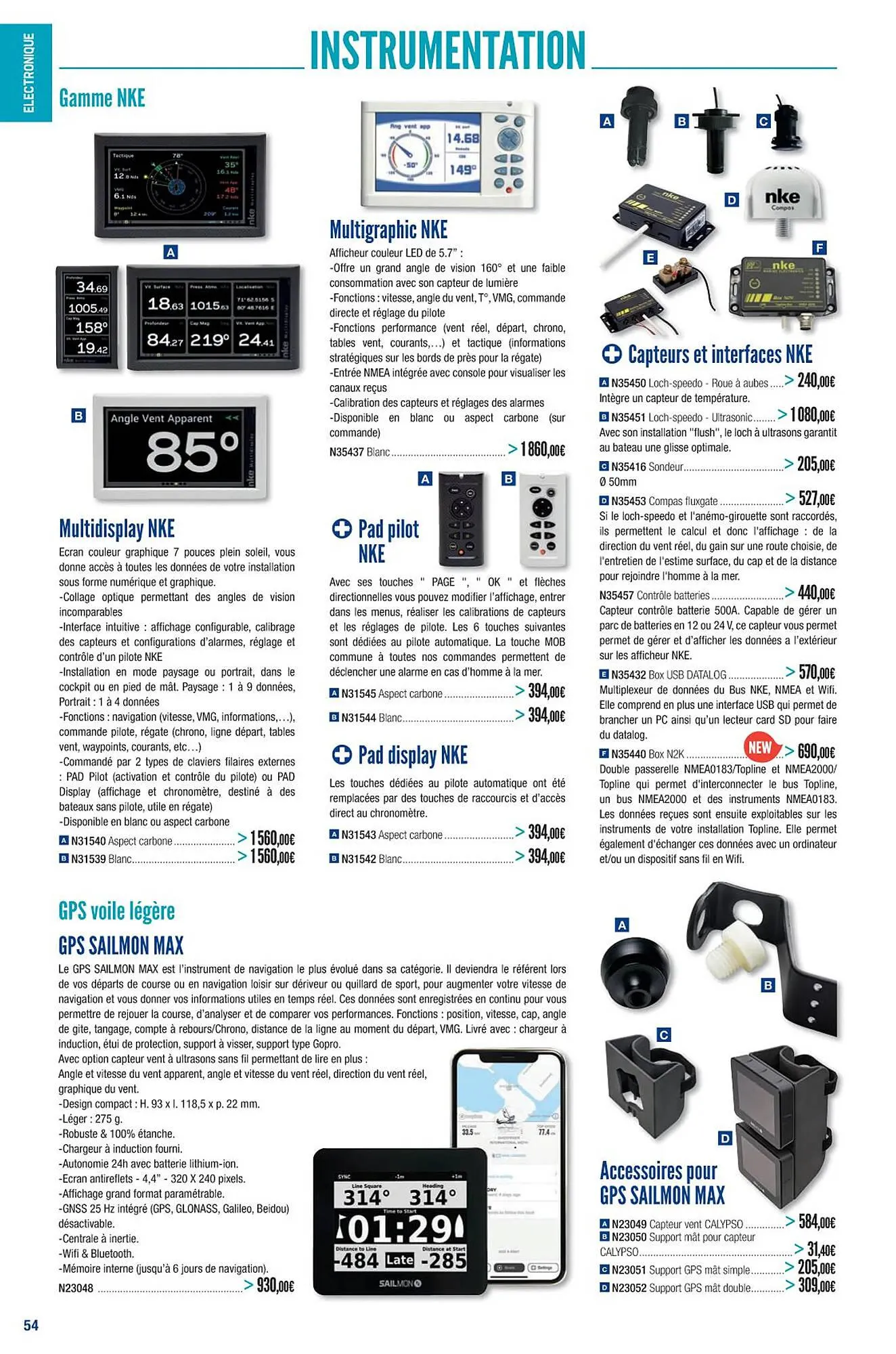 Catalogue Accastillage Diffusion du 1 mars au 31 décembre 2023 - Catalogue page 56