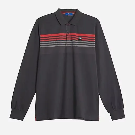 Polo à manches longues homme Oussopol14