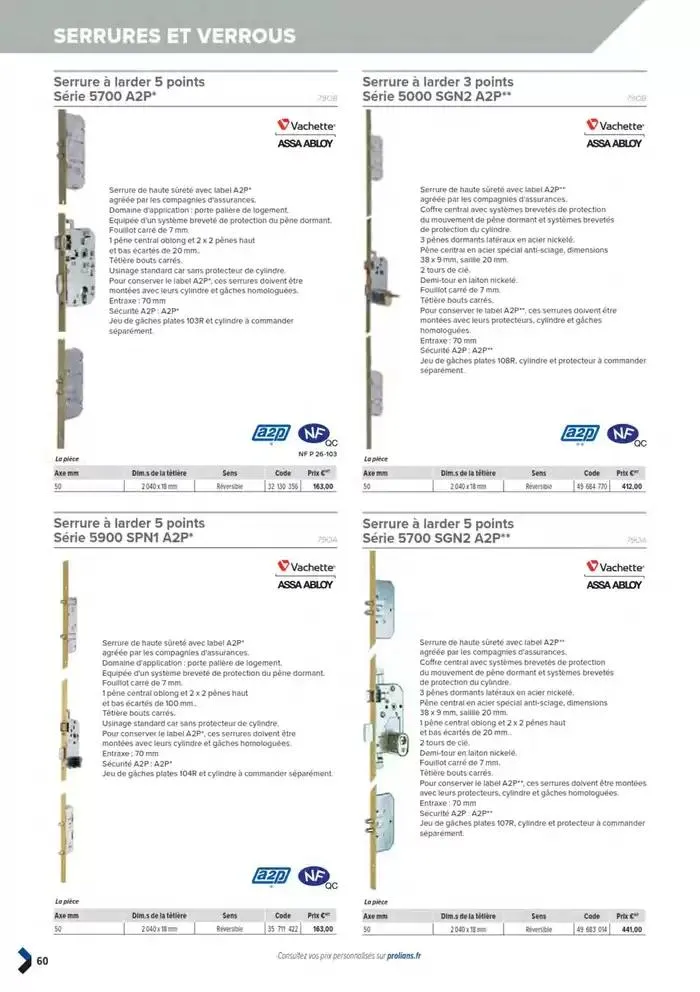 Catalogue général du 11 mars au 31 décembre 2025 - Catalogue page 62