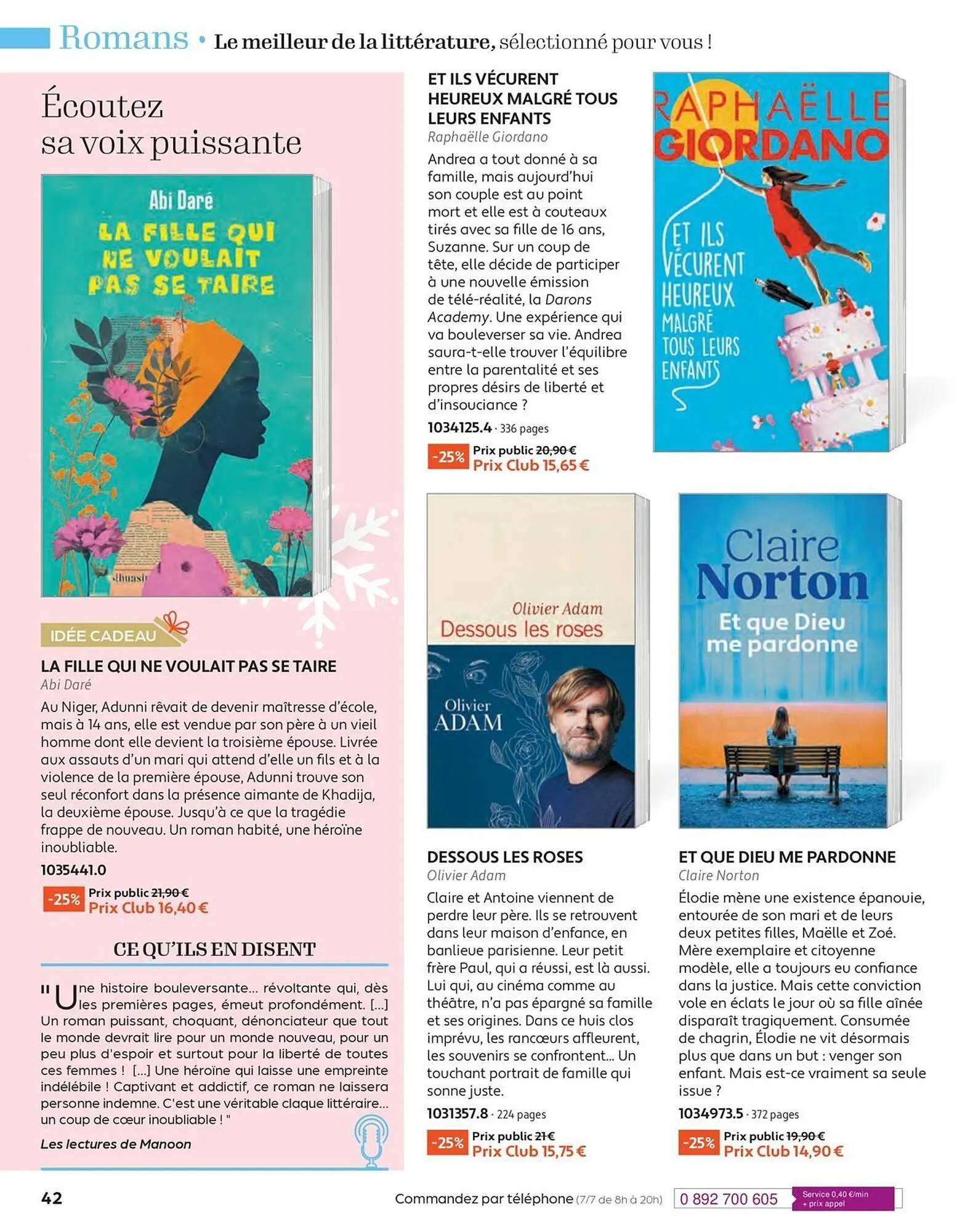 Catalogue France Loisirs du 3 novembre au 31 décembre 2025 - Catalogue page 42