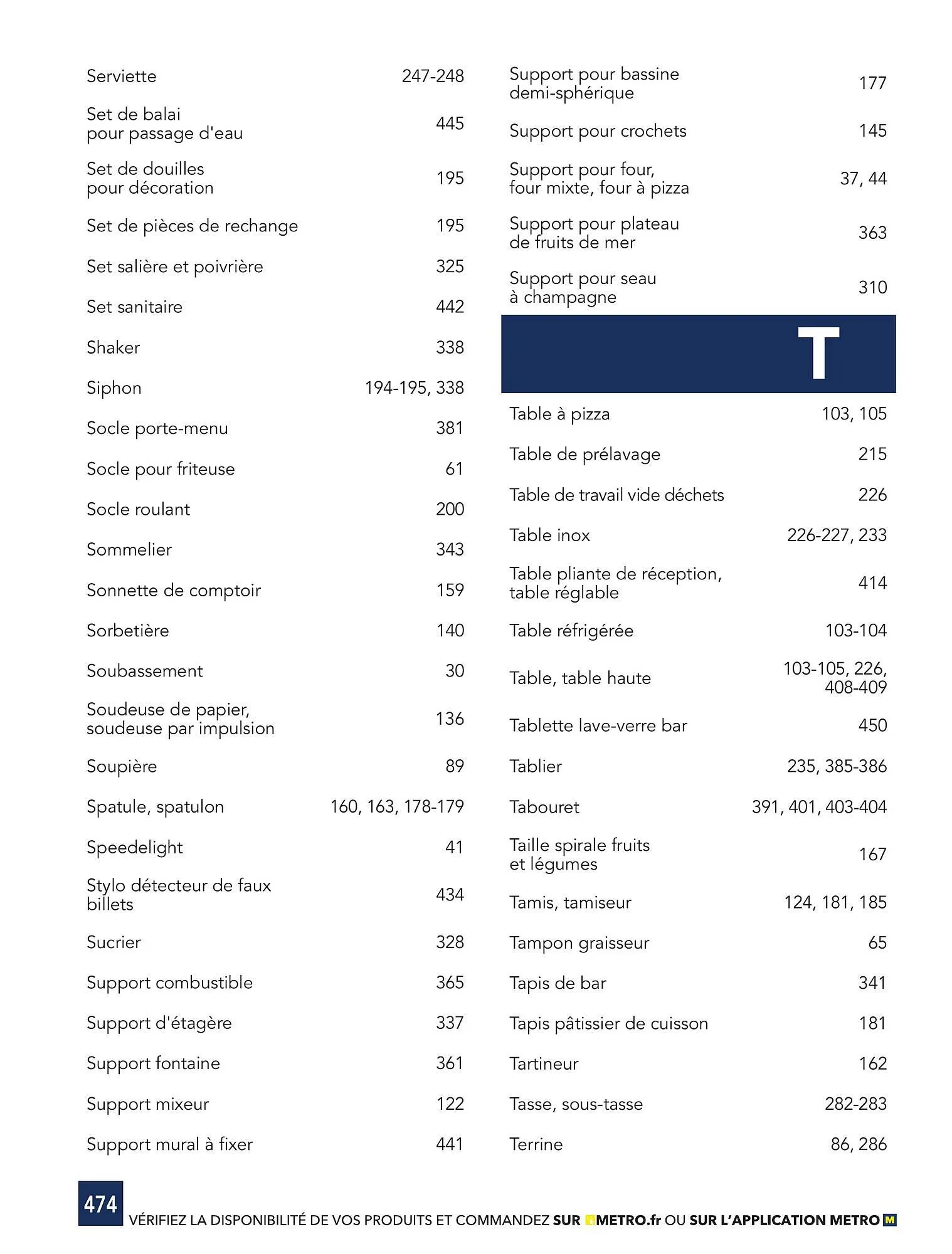 Catalogue METRO du 1 janvier au 31 décembre 2026 - Catalogue page 474
