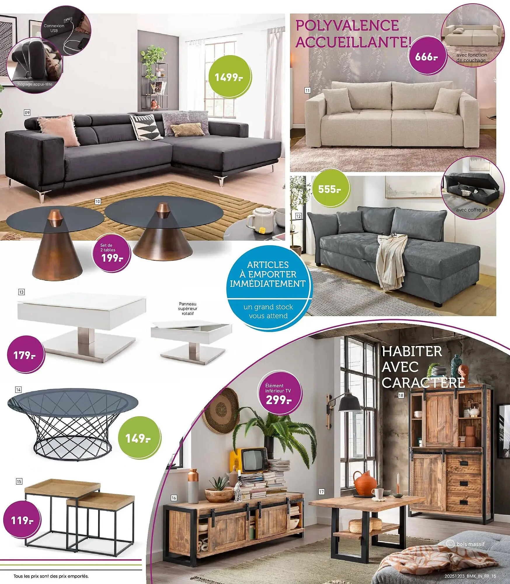 Catalogue Möbel Martin du 2 décembre au 23 décembre 2025 - Catalogue page 15
