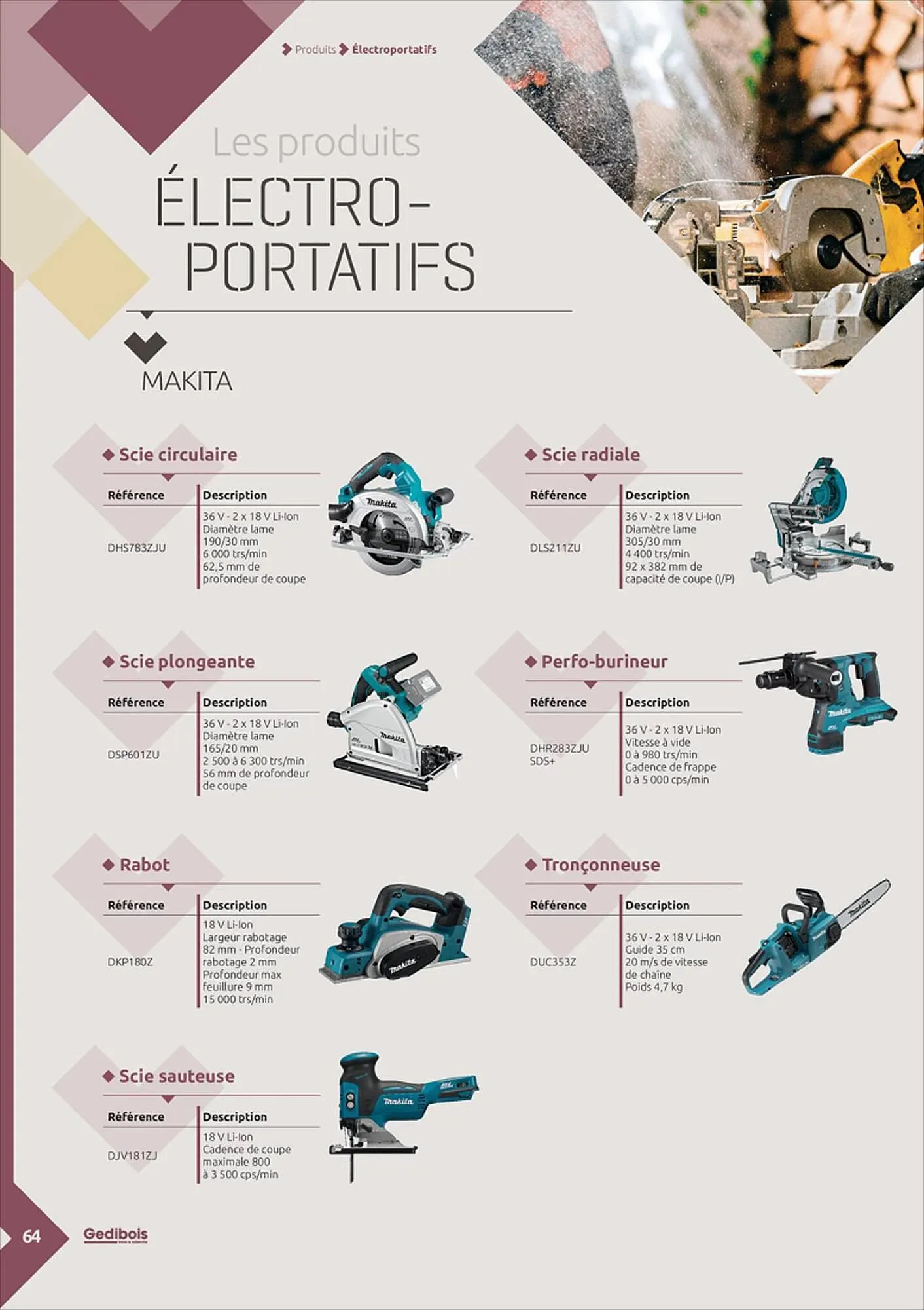 Catalogue Gédibois du 12 juin au 31 juillet 2023 - Catalogue page 64