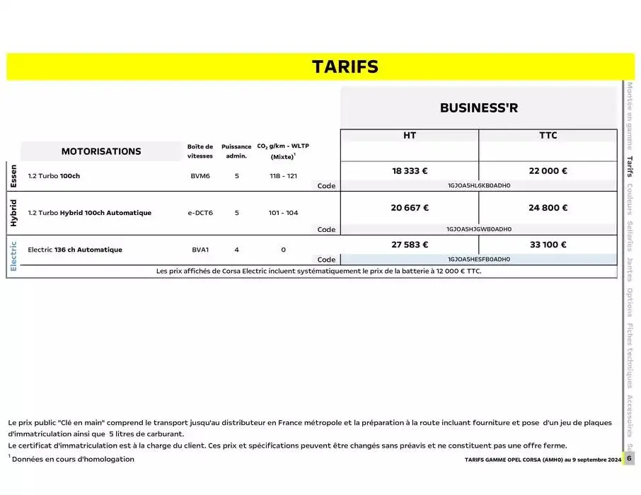 Opel Corsa du 17 janvier au 17 janvier 2026 - Catalogue page 7