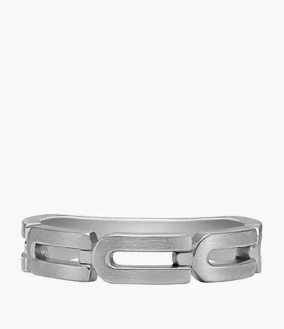 Bague chaîne Heritage D-Link en acier inoxydable