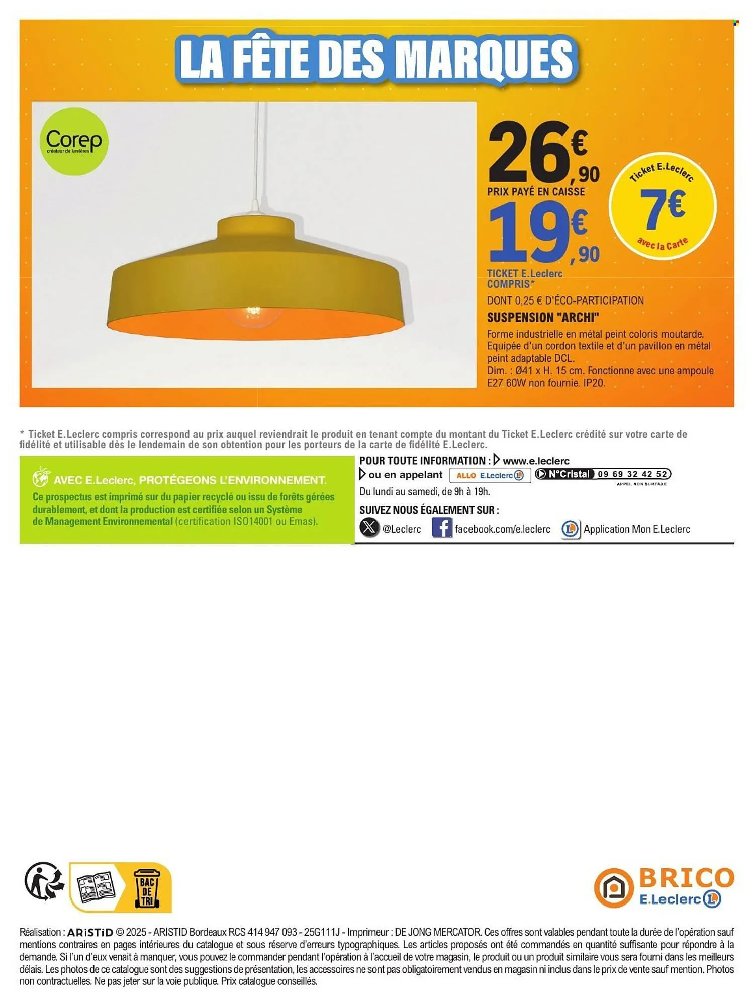 Catalogue E.Leclerc Brico du 21 octobre au 8 novembre 2025 - Catalogue page 20