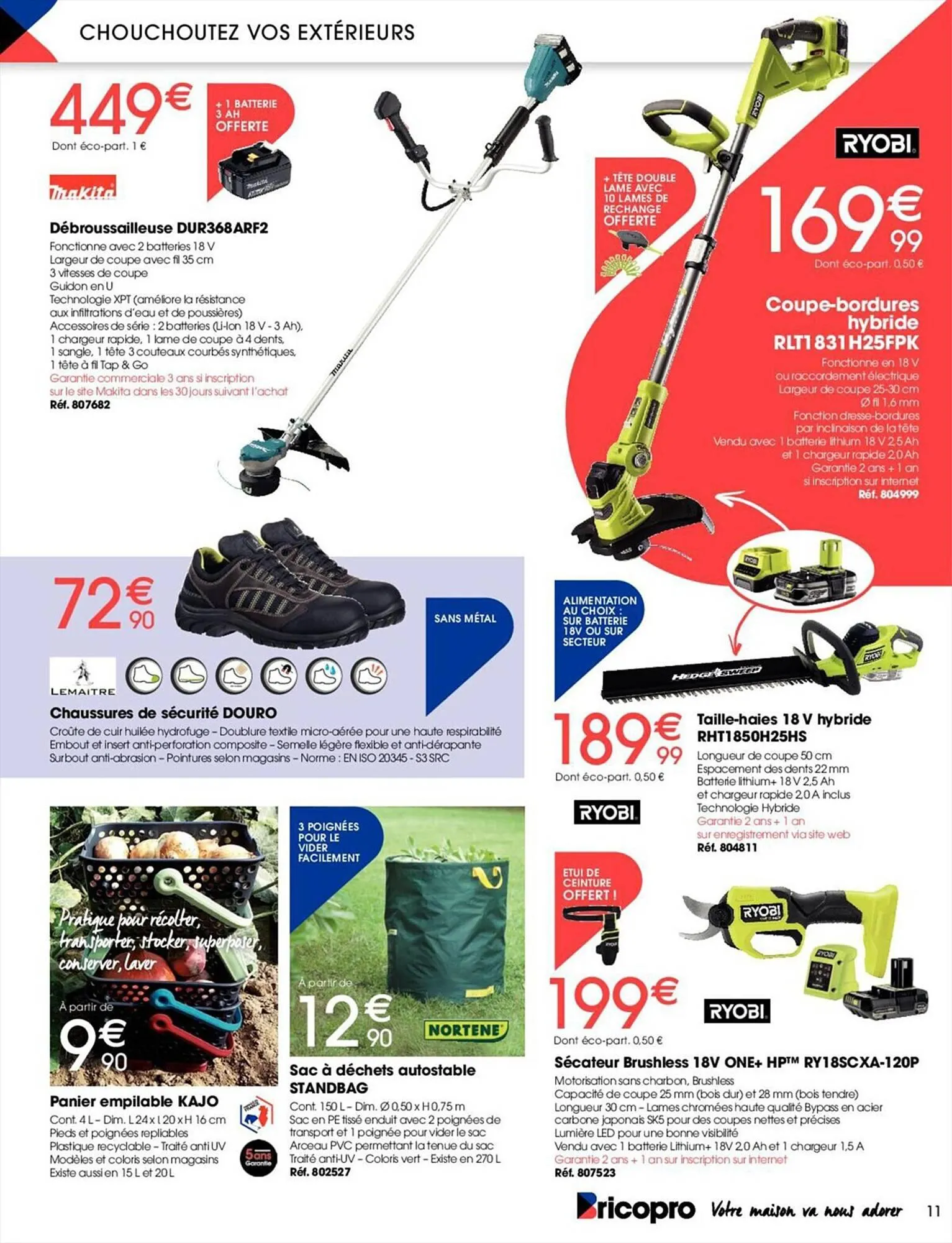 Catalogue Brico Pro du 5 juillet au 26 août 2023 - Catalogue page 11