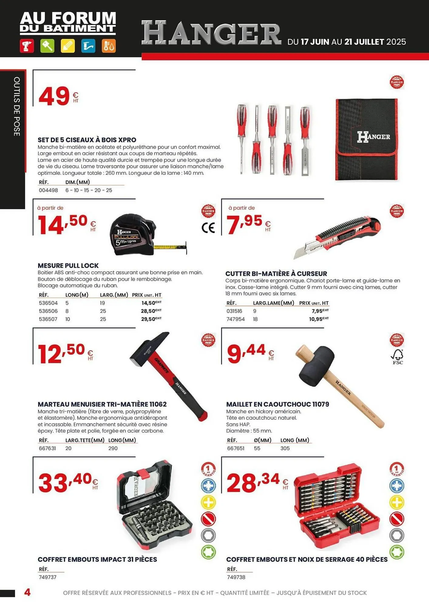 Catalogue Au Forum du Bâtiment du 17 juin au 21 juillet 2025 - Catalogue page 4