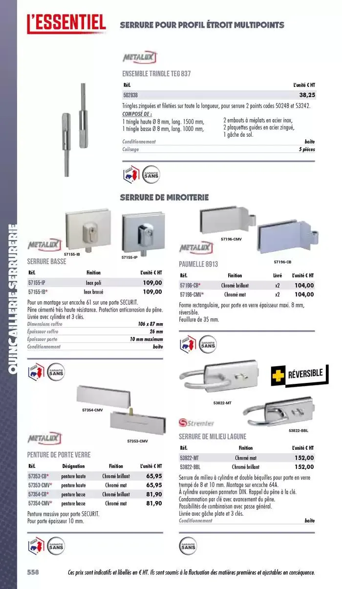 Essentiel Industrie 2025 du 3 janvier au 31 décembre 2025 - Catalogue page 560