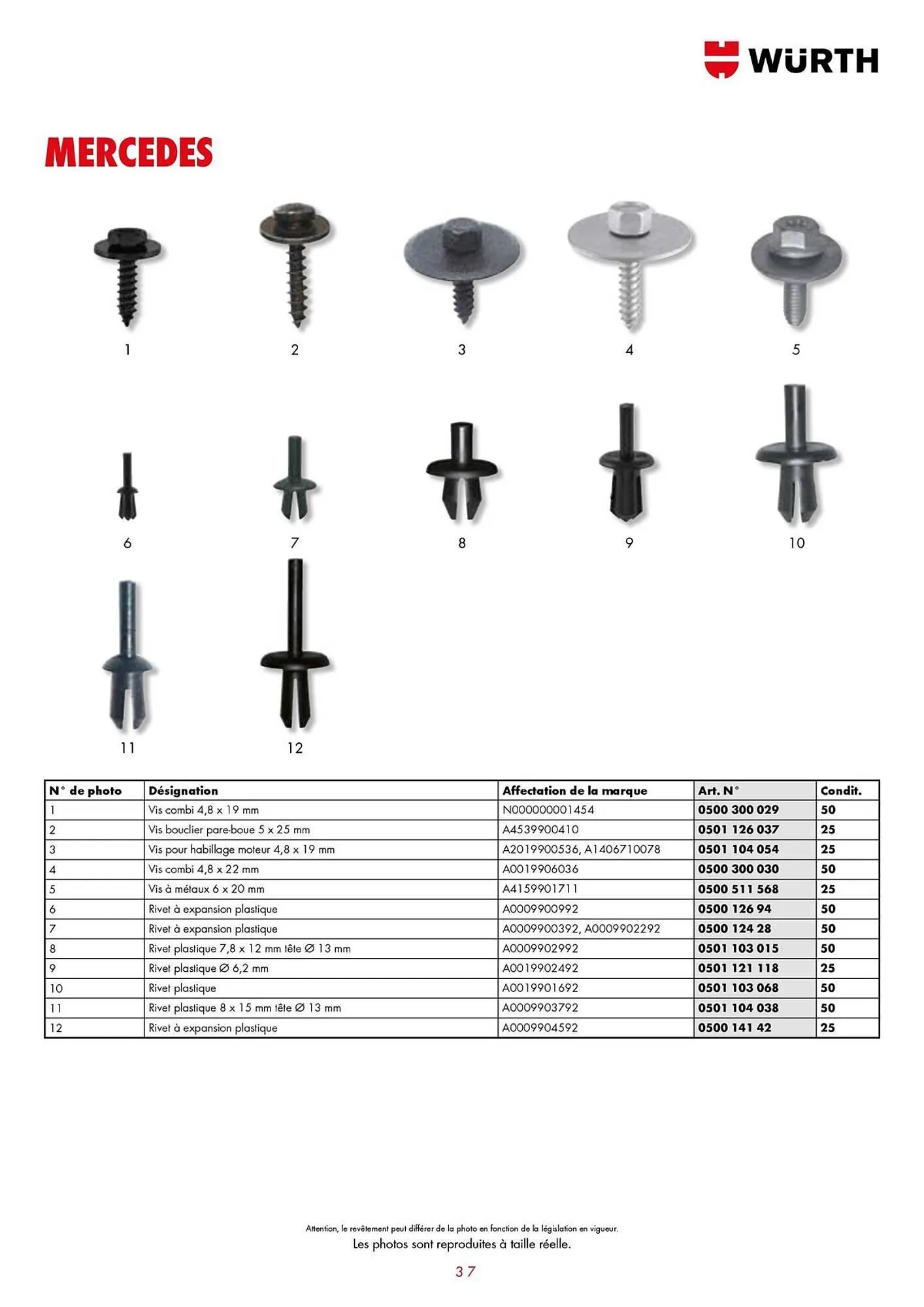 Catalogue Würth du 21 janvier au 31 décembre 2025 - Catalogue page 37