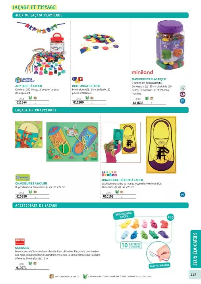 Nos Catalogues Thématiques du 1 janvier au 31 décembre 2025 - Catalogue page 447