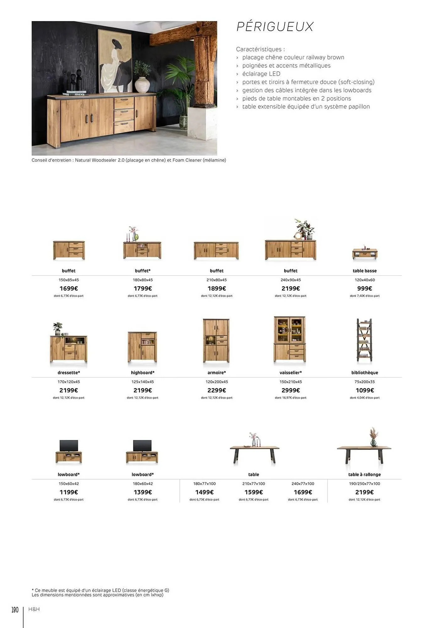 Catalogue H&H du 15 septembre au 28 février 2026 - Catalogue page 190