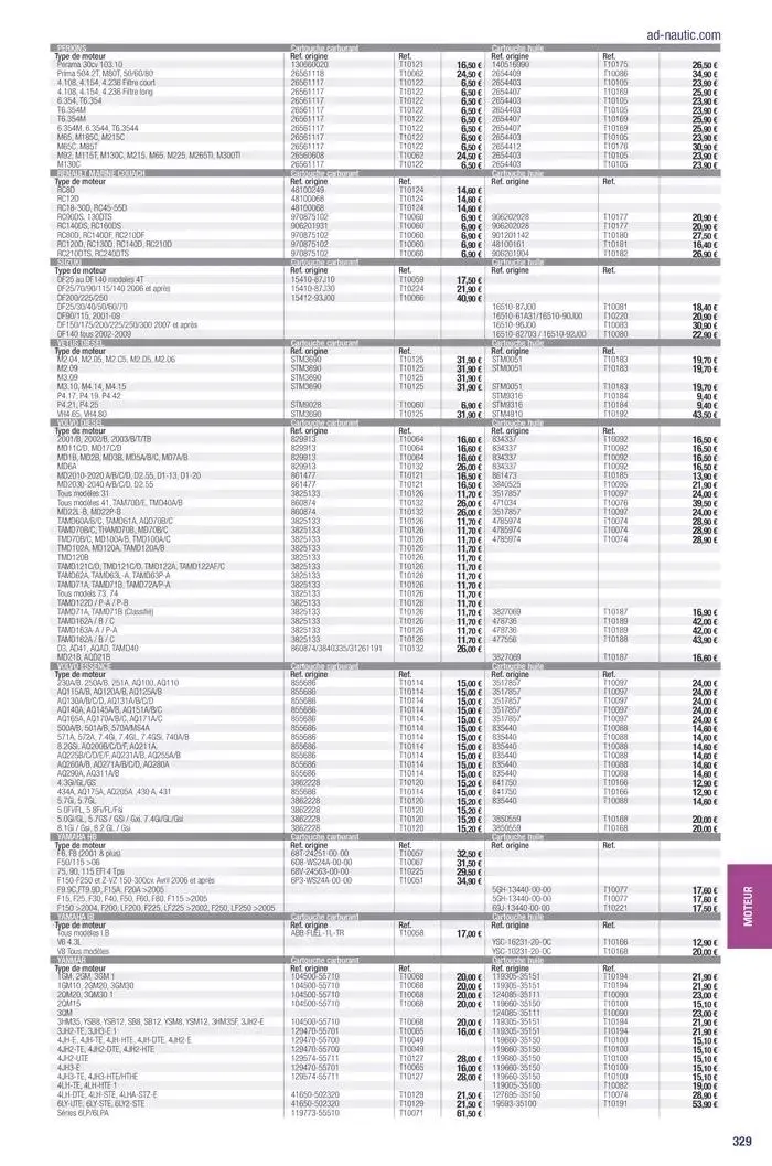 Catalogue Accastillage Diffusion 2025 du 1 janvier au 31 décembre 2025 - Catalogue page 331