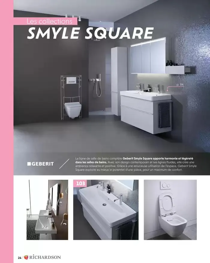 SALLE DE DE BAINS ET CARRELAGE 2025 du 11 avril au 31 décembre 2025 - Catalogue page 26