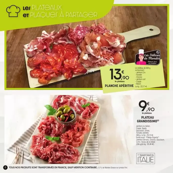 Carte traiteur permanente du 17 avril au 31 mars 2026 - Catalogue page 8