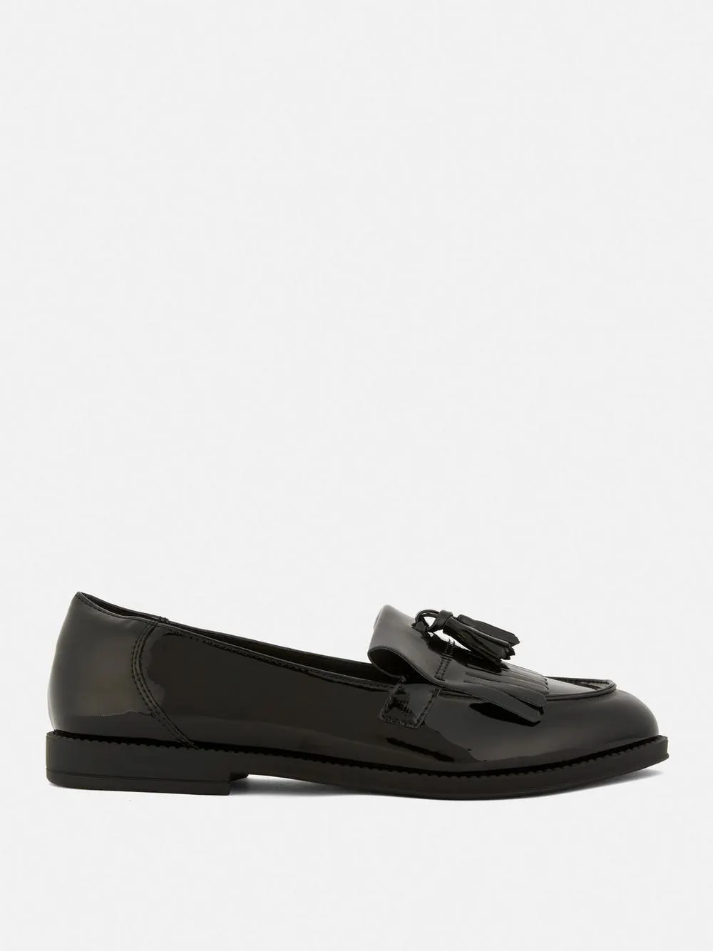Lackloafer in weiter Passform