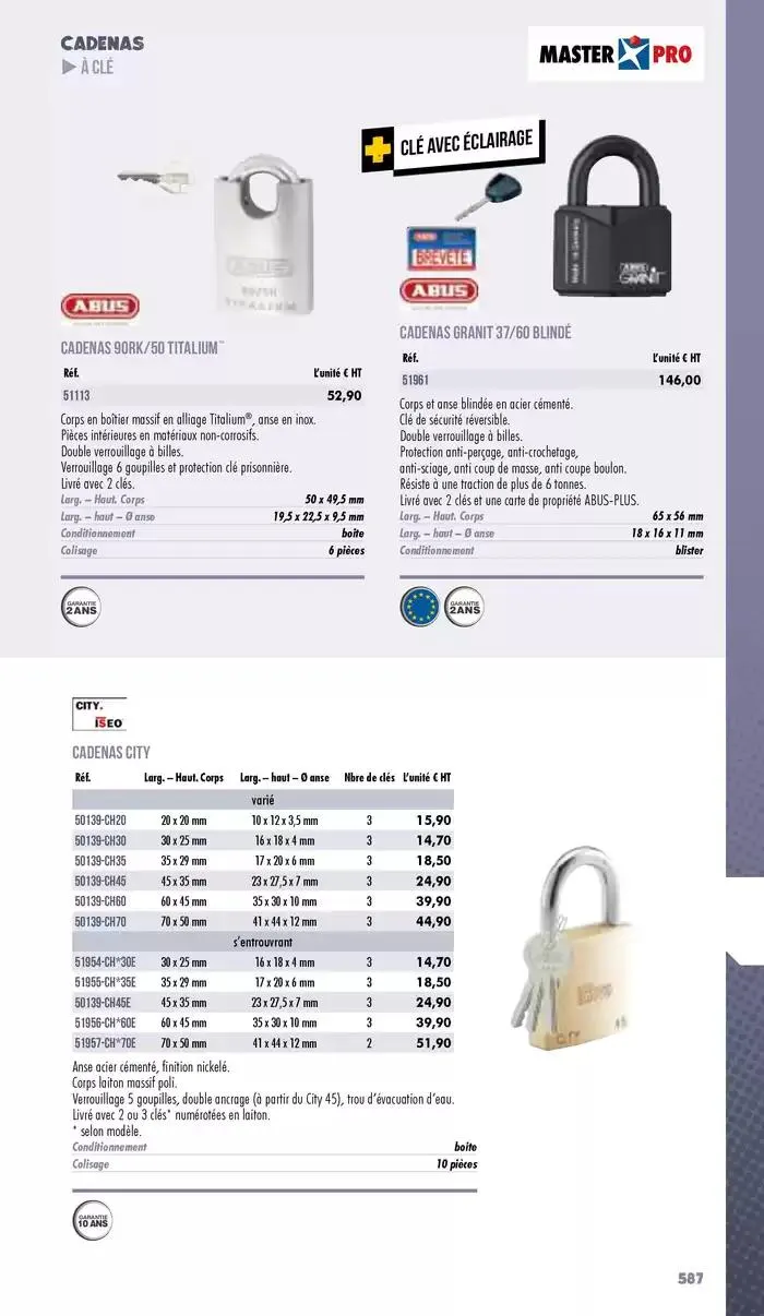 Essentiel Industrie 2025 du 3 janvier au 31 décembre 2025 - Catalogue page 589