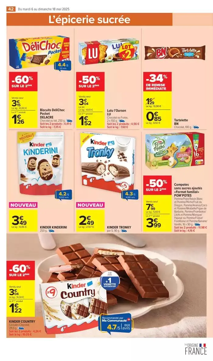 LE GOÛT ÇA SE FÊTE du 6 mai au 18 mai 2025 - Catalogue page 44