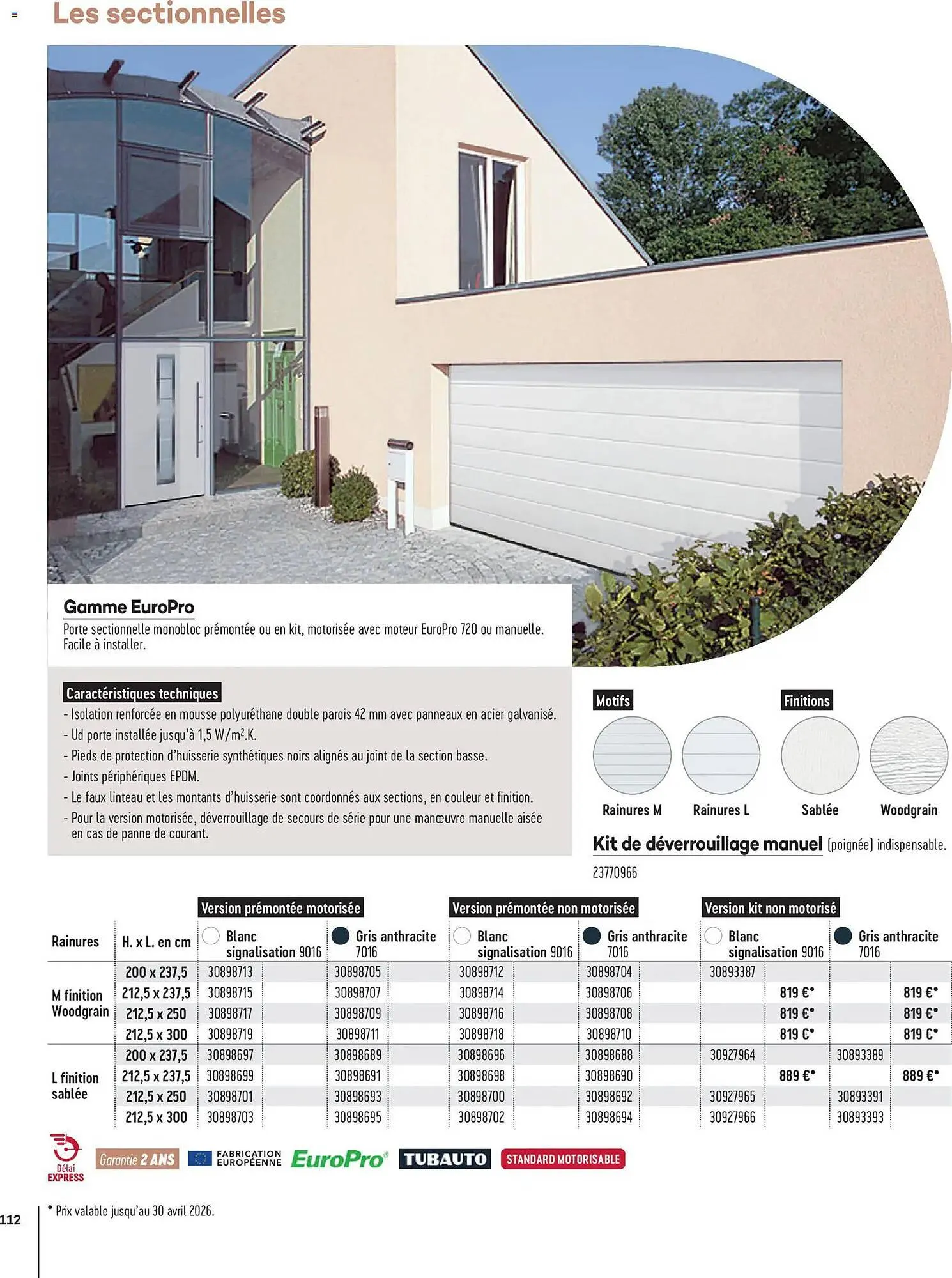 Catalogue Gedimat du 14 avril au 30 avril 2026 - Catalogue page 112