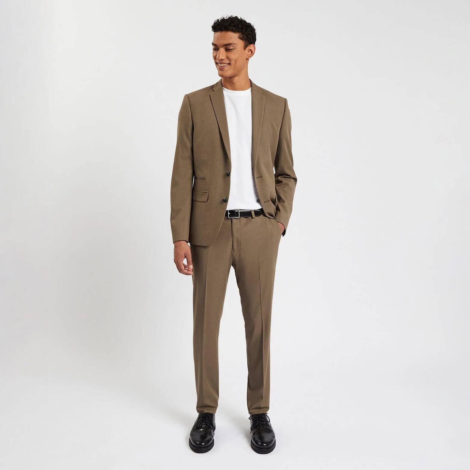 Costume 2 pièces extra slim - Marron