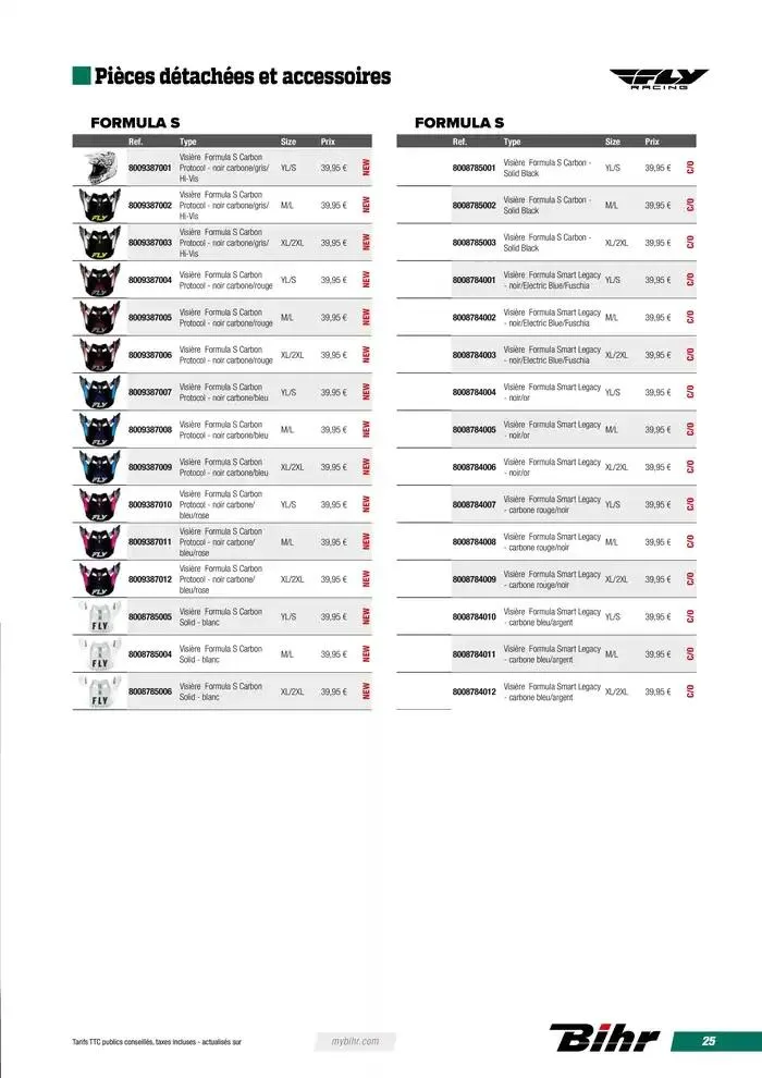 FLY RACING BMX 2025 du 12 avril au 31 décembre 2025 - Catalogue page 25