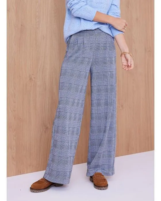 Pantalon large maille milano