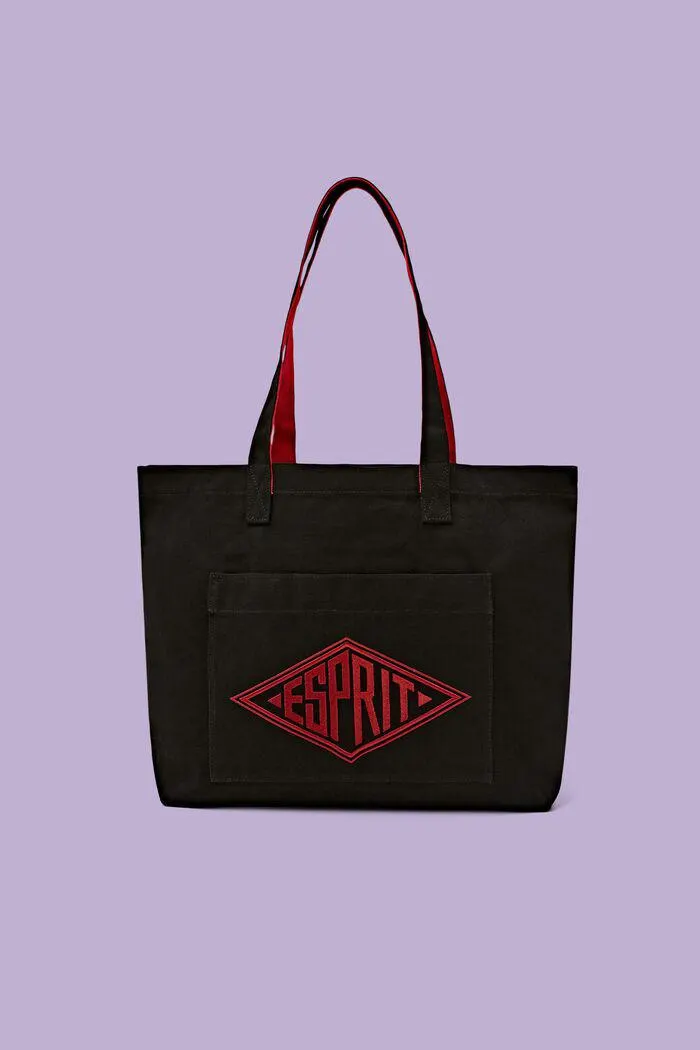 Sac fourre-tout en toile à logo