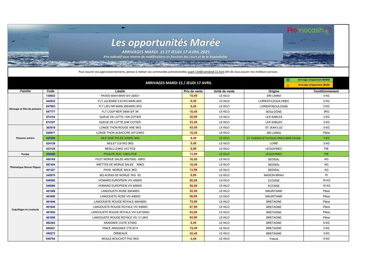 Promocash Catalogue actuel du 19 juillet au 2 août 2025 - Catalogue page 1