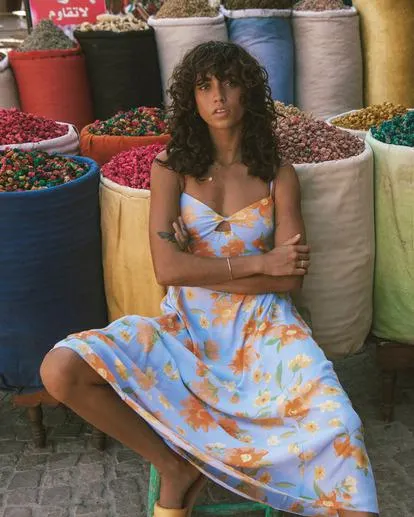 Last Sunset - Robe midi pour Femme