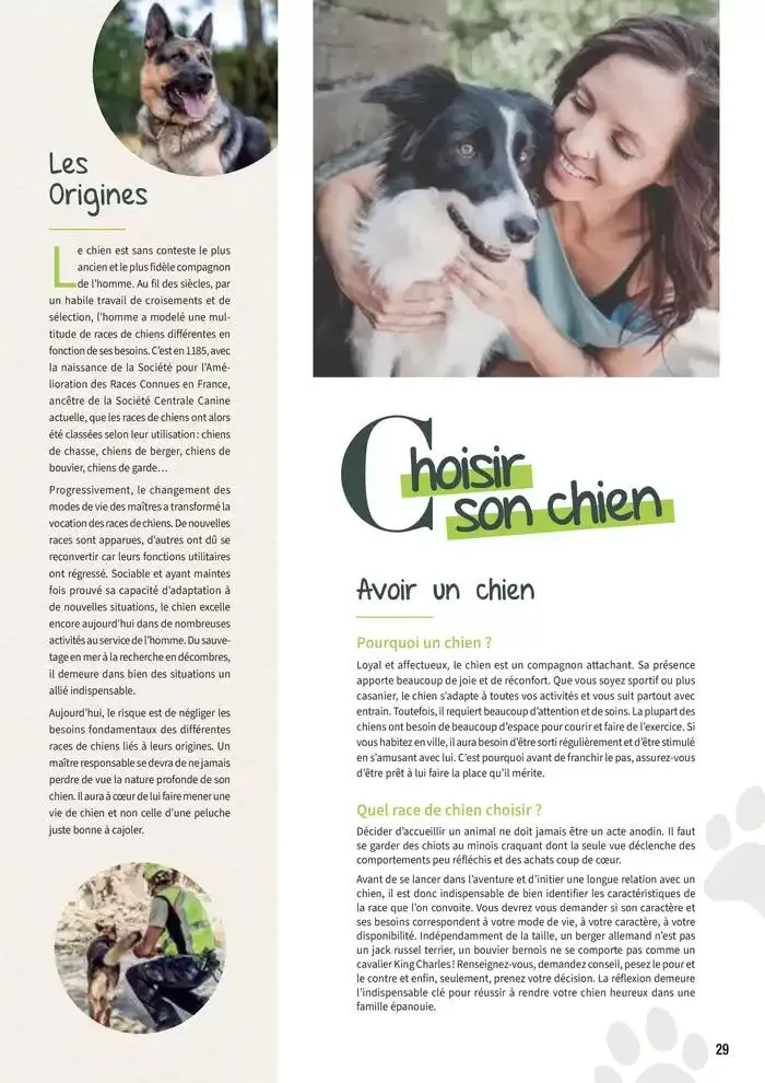 Le guide CHIENS & CHATS du 30 avril au 31 décembre 2025 - Catalogue page 29