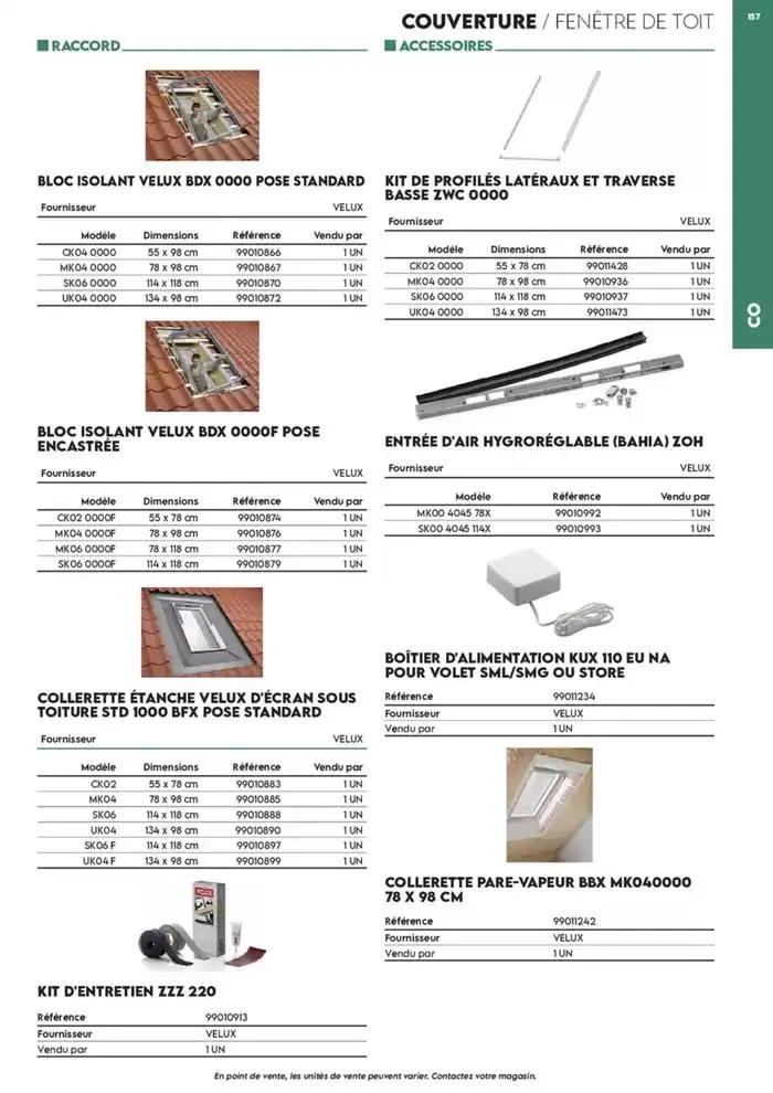 Tout faire +de 15 000 Produits du 17 décembre au 30 juin 2025 - Catalogue page 63