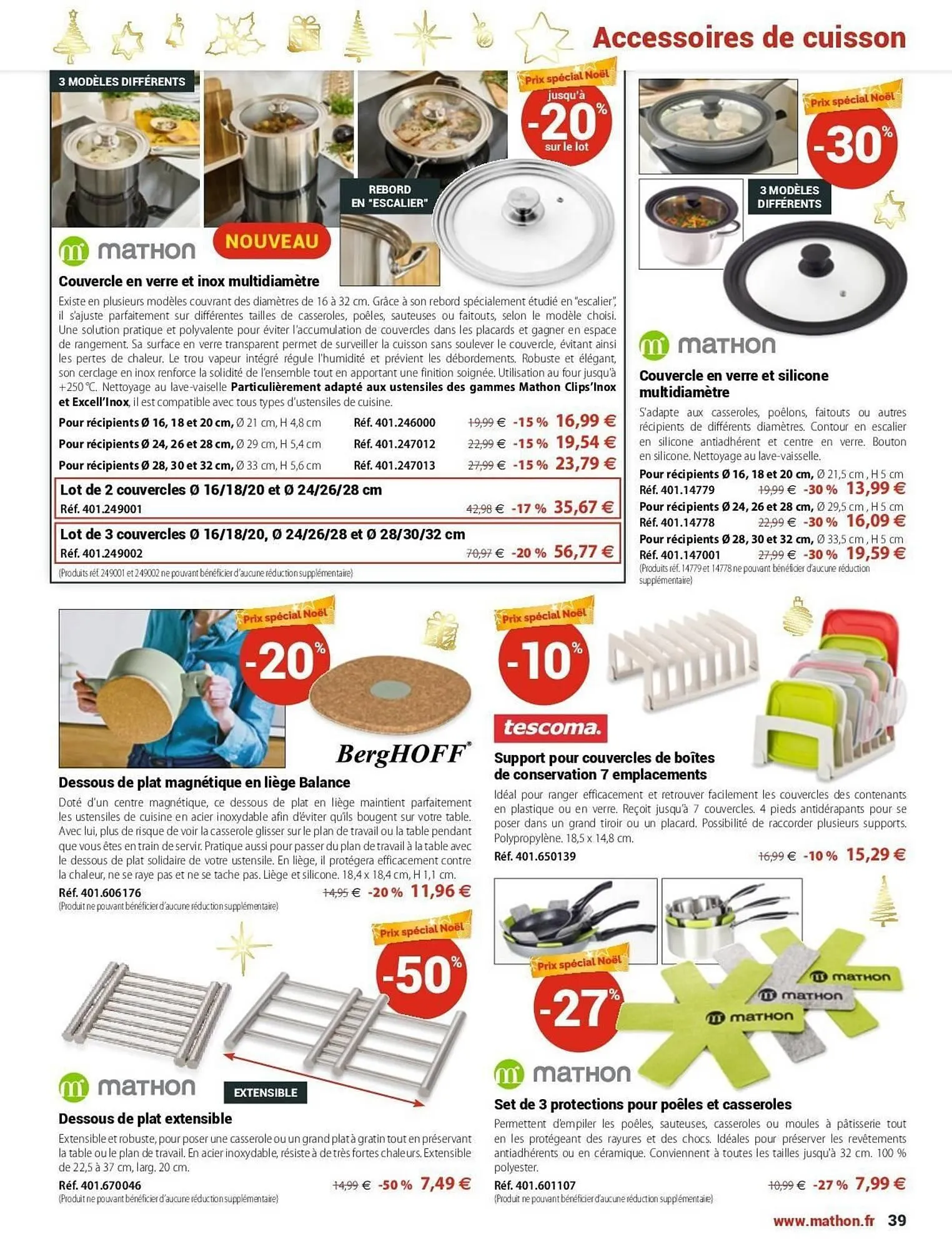 Catalogue Mathon du 28 octobre au 31 décembre 2025 - Catalogue page 39