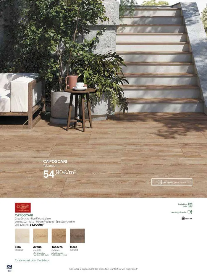 Extériéurs du 14 mars au 20 janvier 2026 - Catalogue page 46