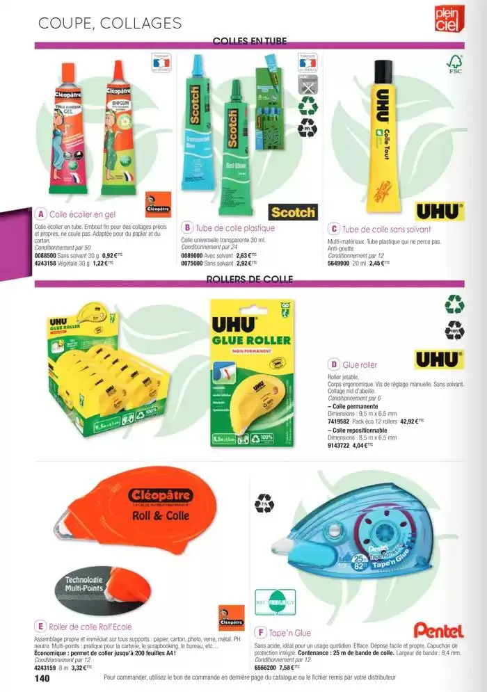 Écoles et loisirs 2025 du 1 janvier au 31 décembre 2025 - Catalogue page 140