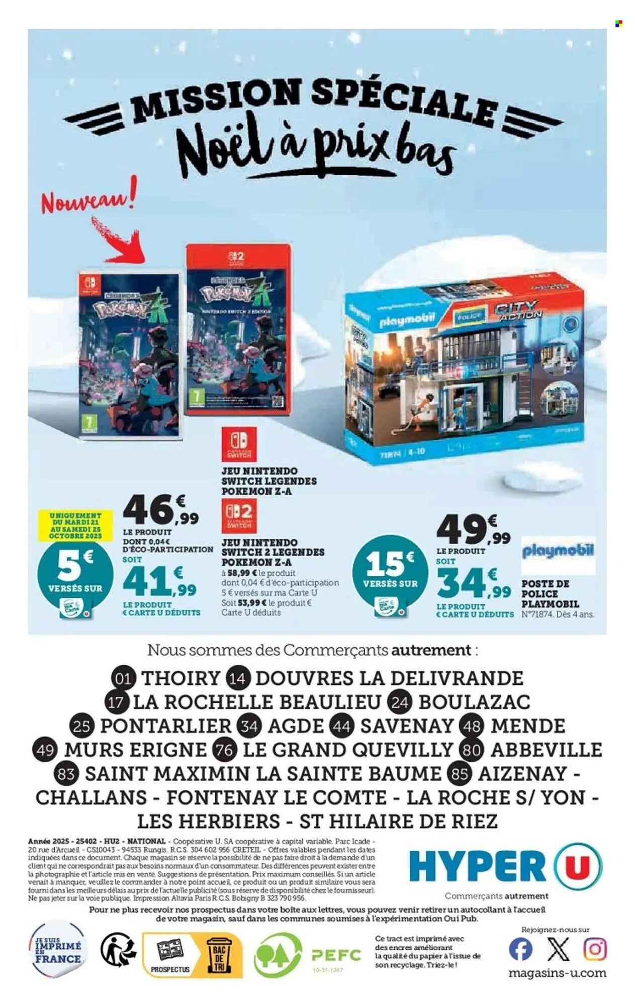 Catalogue Hyper U du 21 octobre au 7 décembre 2025 - Catalogue page 108